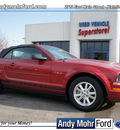 ford mustang 2008 dk  red v6 premium gasoline 6 cylinders rear wheel drive automatic 46168