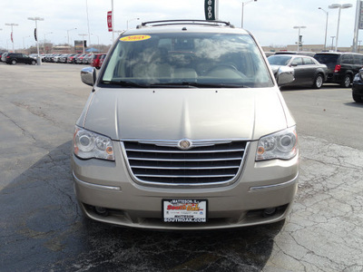 chrysler town country 2008 lt  brown van limited 6 cylinders automatic 60443
