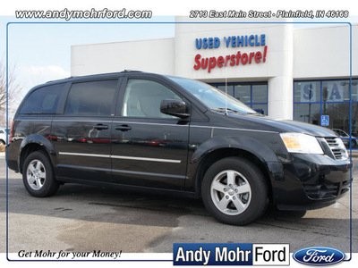 dodge grand caravan 2010 black van sxt gasoline 6 cylinders front wheel drive automatic 46168