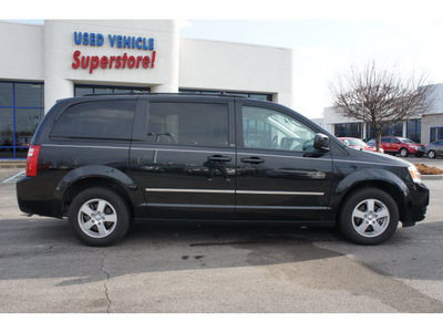 dodge grand caravan 2010 black van sxt gasoline 6 cylinders front wheel drive automatic 46168