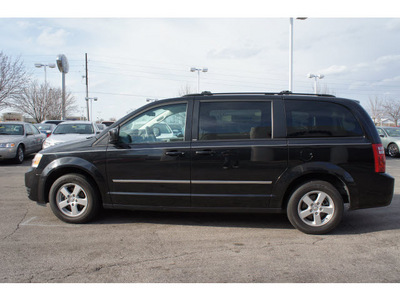 dodge grand caravan 2010 black van sxt gasoline 6 cylinders front wheel drive automatic 46168