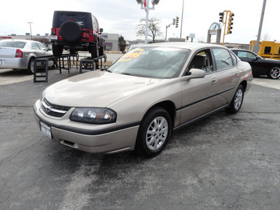 chevrolet impala 2002 tan sedan 6 cylinders automatic 60443