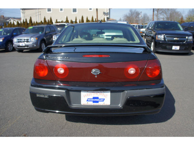 chevrolet impala 2003 black sedan ls 6 cylinders automatic 07507