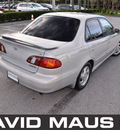 toyota corolla 1999 silver sedan le gasoline 4 cylinders front wheel drive automatic 32771