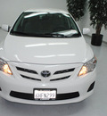 toyota corolla 2011 white sedan le gasoline 4 cylinders front wheel drive automatic 91731