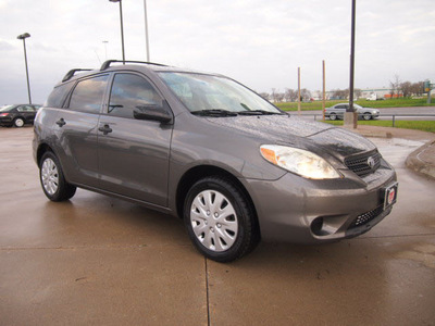 toyota matrix 2007 gray hatchback 4 cylinders automatic 75228