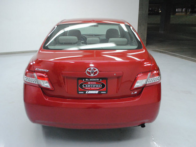 toyota camry 2011 red sedan gasoline 4 cylinders front wheel drive automatic 91731