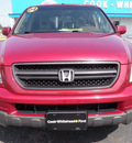 honda pilot 2004 red suv ex l gasoline 6 cylinders all whee drive automatic 32401