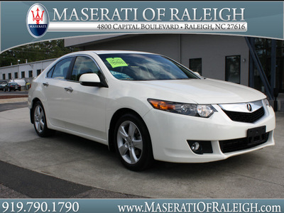 acura tsx 2009 white sedan w tech 4 cylinders automatic 27616