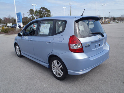 honda fit 2008 blue hatchback sport gasoline 4 cylinders front wheel drive automatic 28557