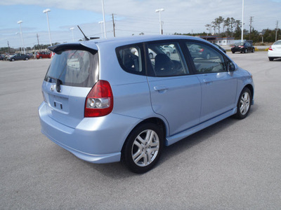 honda fit 2008 blue hatchback sport gasoline 4 cylinders front wheel drive automatic 28557