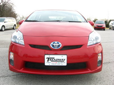 toyota prius 2010 red hybrid 4 cylinders front wheel drive automatic 45840