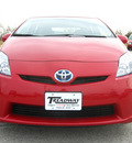 toyota prius 2010 red hybrid 4 cylinders front wheel drive automatic 45840