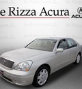 lexus ls 2003 silver sedan 430 gasoline 8 cylinders rear wheel drive automatic with overdrive 60462