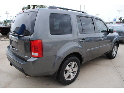 honda pilot 2010 blue suv ex l gasoline 6 cylinders front wheel drive automatic with overdrive 77065