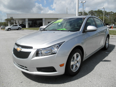 chevrolet cruze 2011 silver sedan lt gasoline 4 cylinders front wheel drive automatic 32783