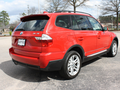 bmw x3 2008 red suv 3 0si gasoline 6 cylinders all whee drive automatic 27616