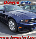 ford mustang 2012 dk  blue v6 premium gasoline 6 cylinders rear wheel drive automatic 08753