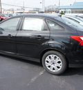 ford focus 2012 black sedan se gasoline 4 cylinders front wheel drive automatic 08753