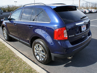 ford edge 2011 dk  blue limited gasoline 6 cylinders all whee drive automatic 08753