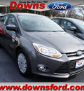 ford focus 2012 gray sedan se gasoline 4 cylinders front wheel drive automatic 08753