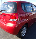 chevrolet aveo 5 2008 red hatchback gasoline 4 cylinders front wheel drive 5 speed manual 60007