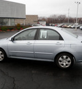 kia spectra 2008 lt blue sedan gasoline 4 cylinders front wheel drive automatic 19153