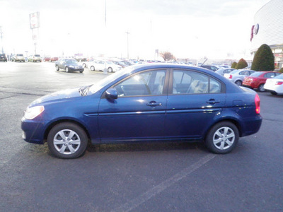 hyundai accent 2010 blue sedan gls gasoline 4 cylinders front wheel drive automatic 19153