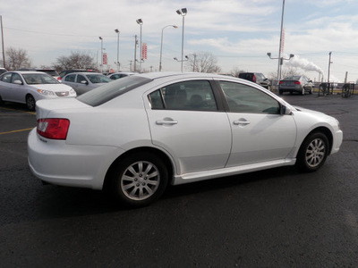 mitsubishi galant 2010 white sedan fe gasoline 4 cylinders front wheel drive automatic 19153