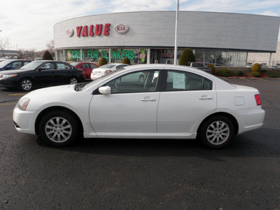 mitsubishi galant 2010 white sedan fe gasoline 4 cylinders front wheel drive automatic 19153