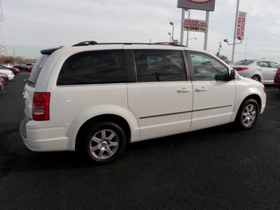 chrysler town and country 2010 white van touring gasoline 6 cylinders front wheel drive automatic 19153