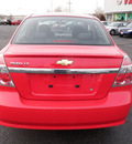 chevrolet aveo 2011 red sedan lt 4 cylinders automatic 19153