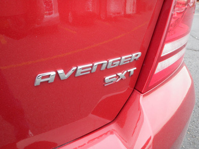 dodge avenger 2009 red sedan sxt gasoline 6 cylinders front wheel drive automatic 19153