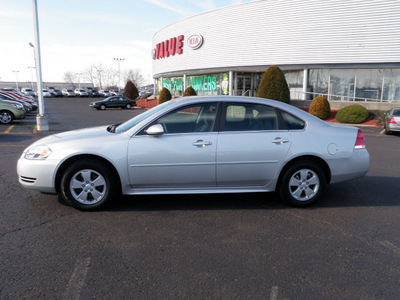 chevrolet impala 2011 silver sedan ls fleet flex fuel 6 cylinders front wheel drive automatic 19153