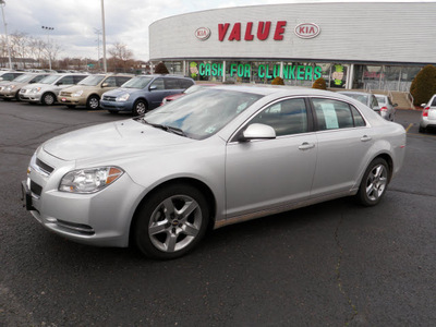 chevrolet malibu 2010 silver sedan lt gasoline 4 cylinders front wheel drive automatic 19153