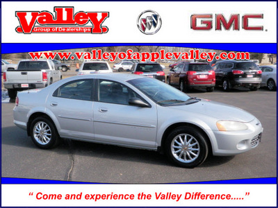 chrysler sebring 2001 silver sedan lxi gasoline 6 cylinders front wheel drive automatic 55124