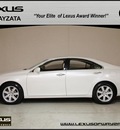 lexus es 350 2009 white sedan premium plus package gasoline 6 cylinders front wheel drive 6 speed automatic 55391