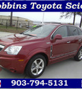 saturn vue 2009 red suv hybrid hybrid 4 cylinders front wheel drive automatic 75503