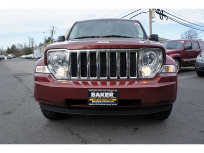 jeep liberty 2008 dk  red suv sport gasoline 6 cylinders 4 wheel drive automatic with overdrive 08844