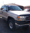 gmc 2500 sierra hd 2002 gray sle gasoline 8 cylinders 4 wheel drive automatic 14224