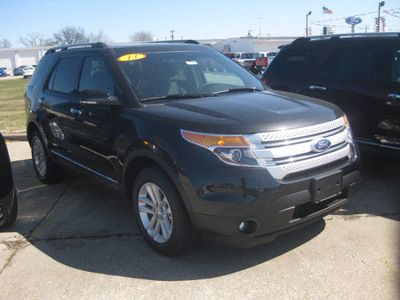 ford explorer 2013 black suv xlt flex fuel 6 cylinders 4 wheel drive 6 speed automatic 62863