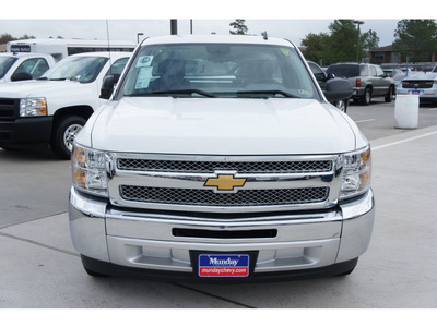 chevrolet silverado 1500 2012 white flex fuel 8 cylinders 2 wheel drive 6 spd auto,elec cntlled o 77090