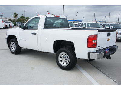 chevrolet silverado 1500 2012 white flex fuel 8 cylinders 2 wheel drive 6 spd auto,elec cntlled o 77090