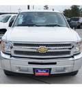 chevrolet silverado 1500 2012 white flex fuel 8 cylinders 2 wheel drive 6 spd auto,elec cntlled o 77090