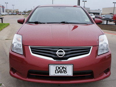 nissan sentra 2012 dk  red sedan gasoline 4 cylinders front wheel drive automatic with overdrive 76018
