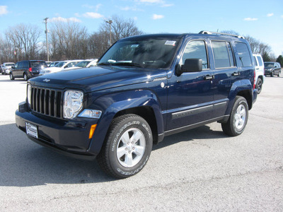 jeep liberty 2012 dk  blue suv sport gasoline 6 cylinders 4 wheel drive automatic 45840