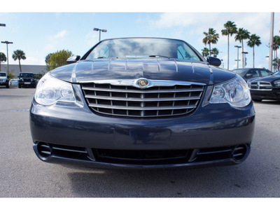 chrysler sebring 2008 blue touring flex fuel 6 cylinders front wheel drive automatic 33157