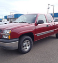 chevrolet silverado 1500 2004 red ls gasoline 8 cylinders 4 wheel drive automatic 98632