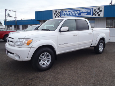 toyota tundra 2006 white limited gasoline 8 cylinders rear wheel drive automatic 98632