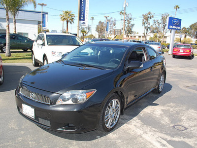 scion tc 2007 black hatchback gasoline 4 cylinders front wheel drive automatic 94063